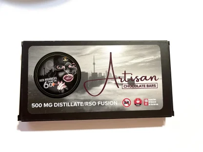 Artisan Chocolate Bars Birthday Cake 500 mg thc a