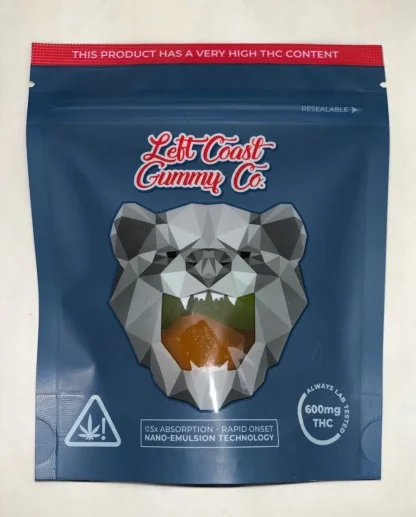 Left Coast Gummies 600mg