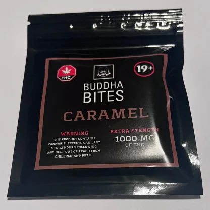 buddha bites caramels 1000mg thc