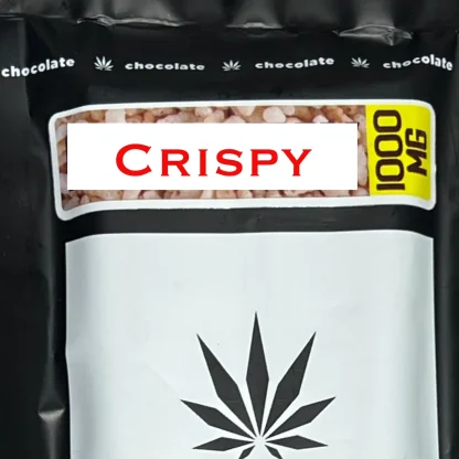 Edibles Inc 1000 mg THC Crispy Chocolate Bar