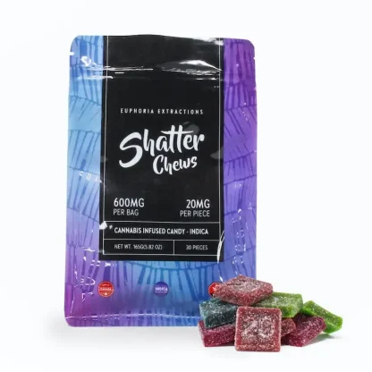 600mg Indica Chews