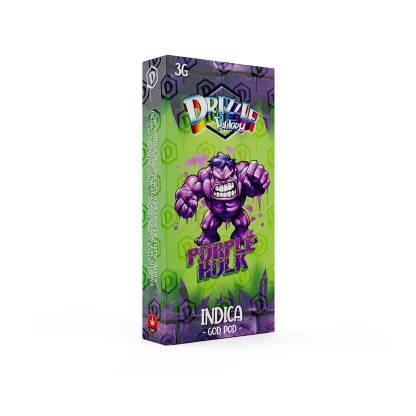 Drizzle Factory 3 gram vape pen Indica Purple Hulk