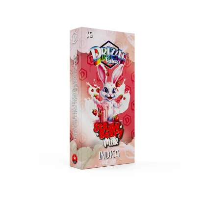 Drizzle Factory 3 gram vape pen Indica Strawberry Milk