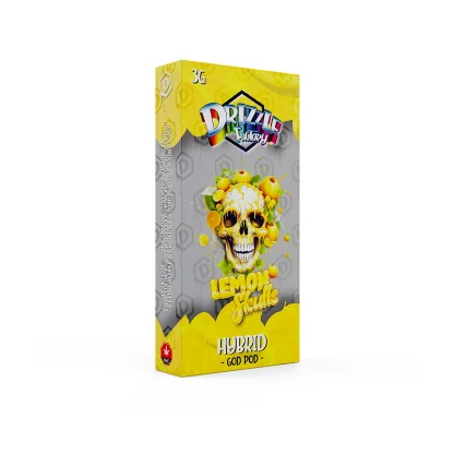 Hybrid 3 Gram Drizzle Factory Vape Pen Lemon Skulls