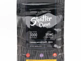 3000 mg THC Indica Shatter Chews